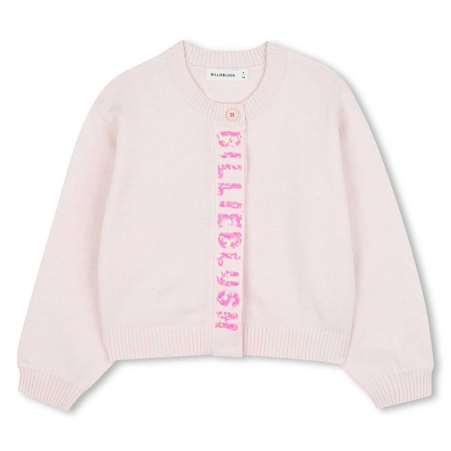 Billieblush Sequin Band Cardigan 3Y-6Y